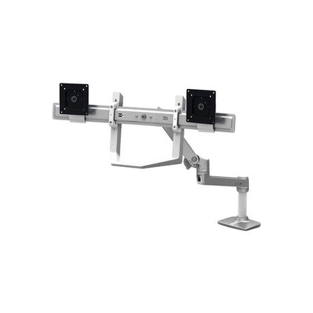 Ergotron Ergotron 98-037-062 LX Dual Direct Bow Handle Kit - 9.8" Height x 11.4" Width x 6.3" Depth - White 98037062